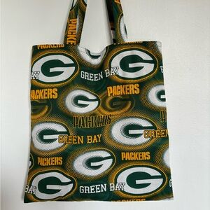 Green Bay Packers Inspired Handmade Cotton Tote